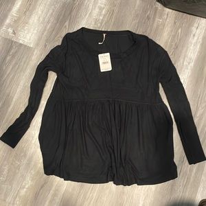 Free People forever your girl womens shirt black size xs